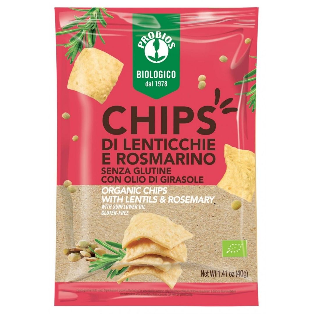 CHIPS DI LENTICCHIE E ROSMARINO